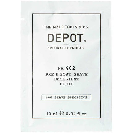 Depot Pre And Post Shave Emollient Lotion For Face - 10 Ml