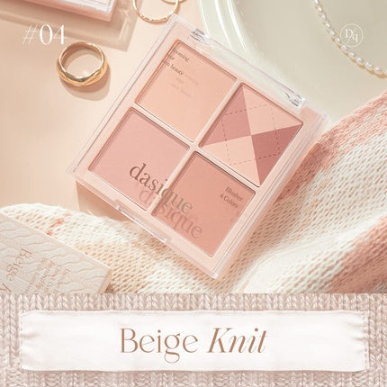 Dasique Blending Mood Cheek #04 Beige Knit Vegan Cruelty-Free