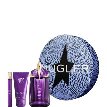 Mugler Alien 60ml EDP Spray + 10ml EDP Spray + 50ml Body Lotion Gift Set - 3 Pieces