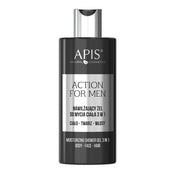 Apis Action For Men 3in1 Moisturizing Gel For Body, Face, And Hair 300ml