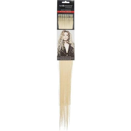 Balmain HairXpression Human Hair 25-Pieces 50cm Length 614 Bright Light Blonde Natural 190g