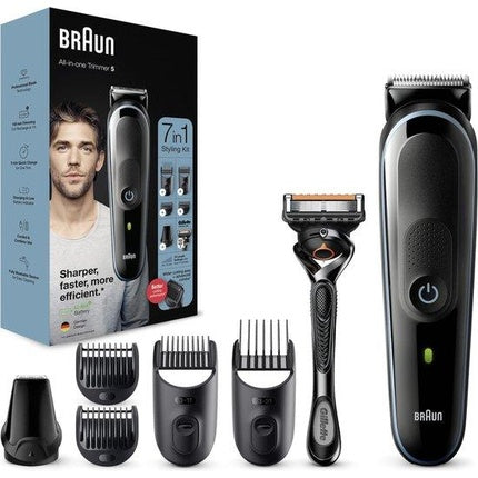Braun Trimmer 7 In 1 Mgk5345 - Versatile Grooming Tool For All Your Trimming Needs