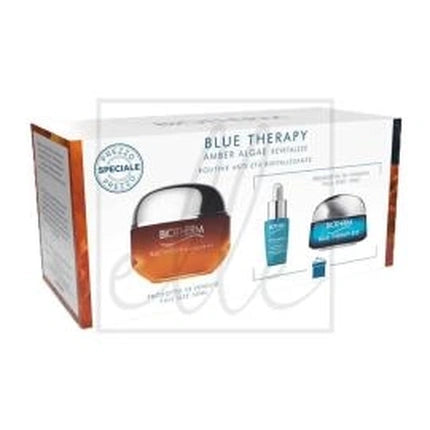 Biotherm Blue Therapy Amber Algae Revitalizing Anti-Aging Routine Set - New Packaging 2021