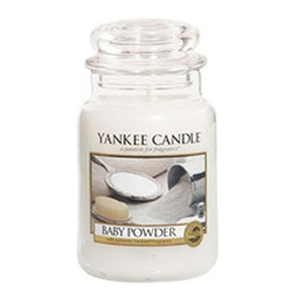 Yankee Candle Baby Powder Candle Aromatic Candle Classic Medium 411 G