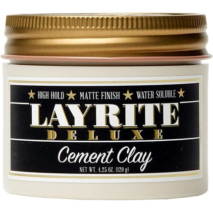Layrite Cement Clay 120g High Hold Water Soluble Matte Finish