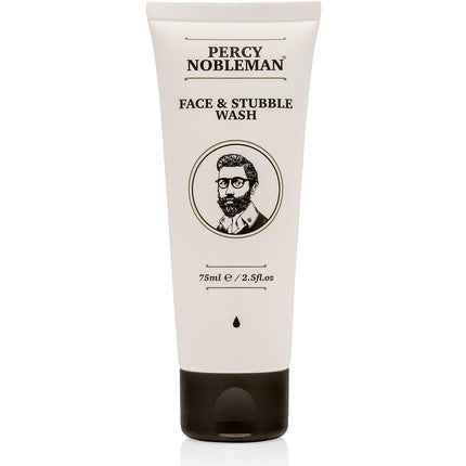 Percy Nobleman Face and Stubble Wash 75ml Invigorating and Hydrating Face Wash for Men