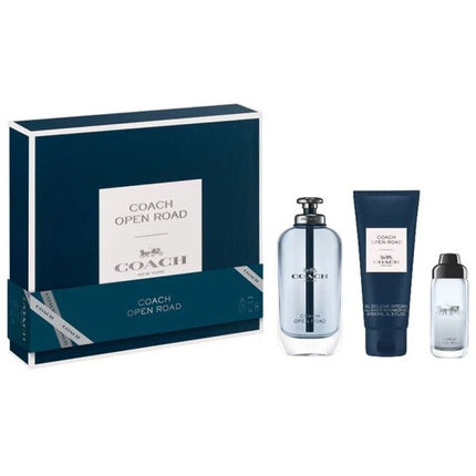 Coach Coach Open Road Edt Set - 100ml + 15ml + Sg 100ml