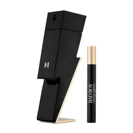 Carolina Herrera Bad Boy Eau De Toilette Spray Set - 100ml And 10ml