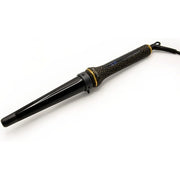 CORIOLISS Glamour Wand Curling Iron for Women Professional Ceramic Wand with Temperature Control Gold Leopard