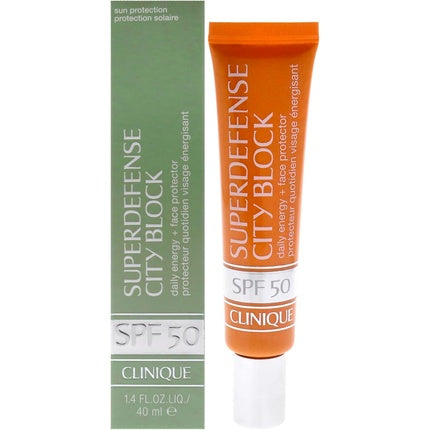 Clinique Superdefense City Block Broad Spectrum SPF 50 Daily Energy Plus Face