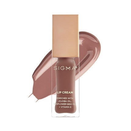 Sigma Beauty Lip Cream Begonia Professional Liquid Lipstick Cream with an Ultra-Hydrating Formula and a Lustrous Creamy Finish Long Lasting Lightweight Non-Sticky Lip Creme