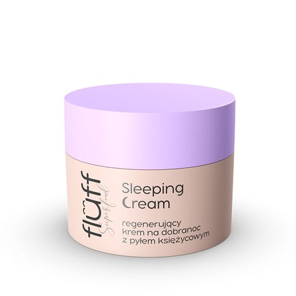 Fluff Sleeping Cream Regenerating Night Cream With Moon Dust 50ml