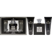 Sergio Tacchini Pure Black for Men 3 Piece Gift Set