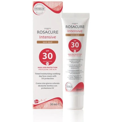 Synchroline Rosacure Intensive Tinted Face Emulsion Golden Shade 30ml Spf30