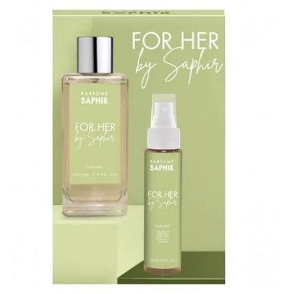 Saphir For Her Eau De Parfum Spray 100ml And Hair Mist 75ml Set